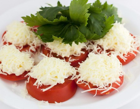 Menu55 - Закуска из помидоров с чесноком