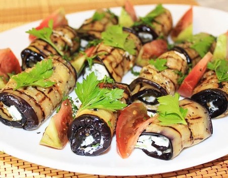Menu55 - Закуска из баклажанов с чесноком