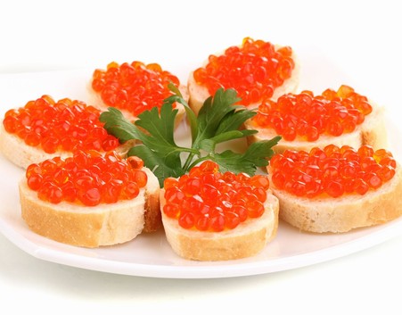 Menu55 - Бутерброд с красной икрой