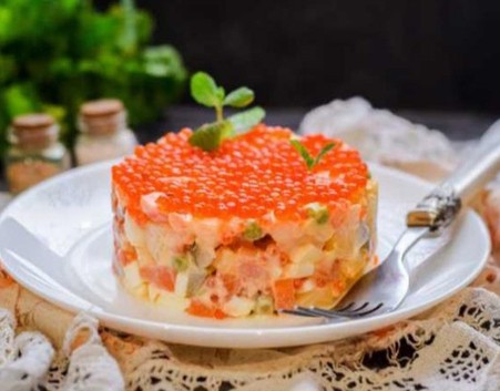 Menu55 - "Оливье с сёмгой"